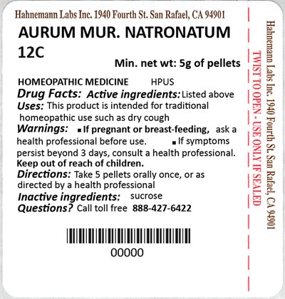 Aurum Muriaticum Natronatum 12C 5g - Aurum Muriaticum Natronatum 12C 5g